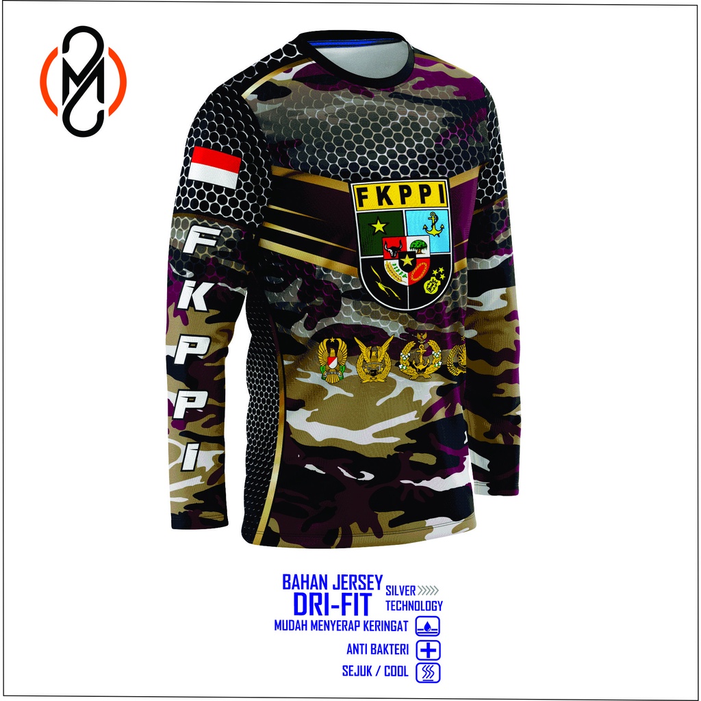 KAOS FKPPI SUBLIM TANGAN PANJANG / KAOS DRYFIT FKPPI / JERSEY FKPPI