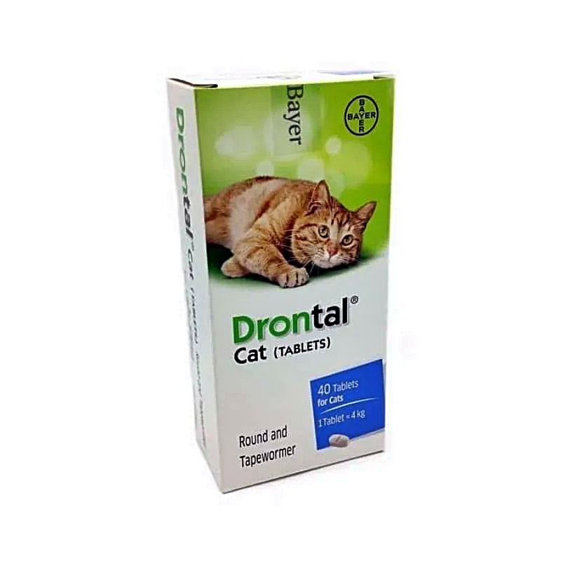 DRONTAL CAT Asli Original Obat Cacing Kucing Anak Kitten Ampuh Murah Tablet Ori Stop Worm Untuk Cats Dewasa Kiten Cacingan