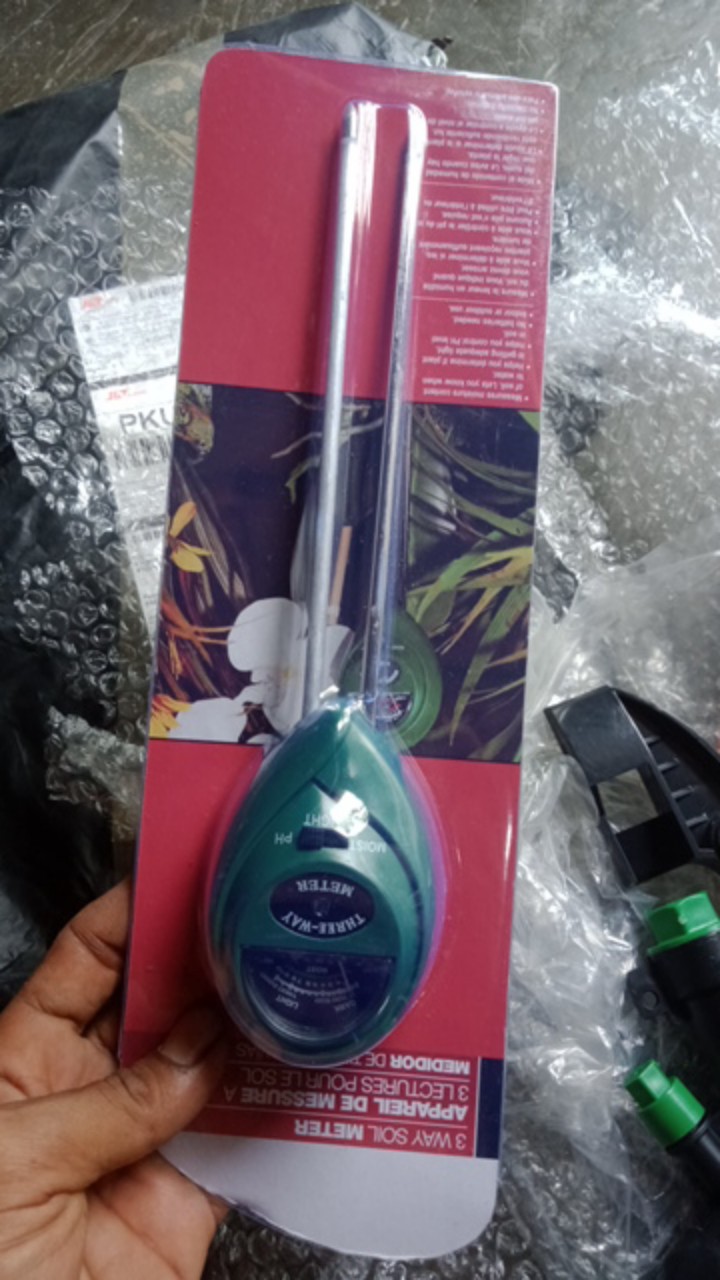 Digital Soil Tester Meter 3 In 1 Alat Ukur Ph Moisture Sunlight Tanah