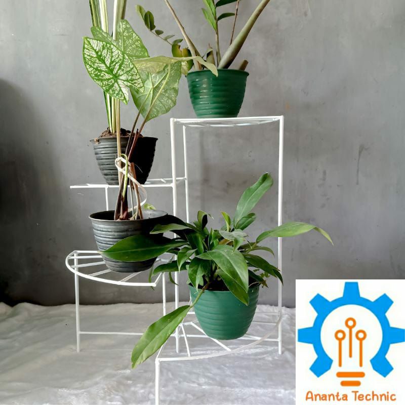 Tempat pot bunga Rak Bunga Besi Rak pot susun  Standing Planter Stand Flower Pot  susun Rak pot bung