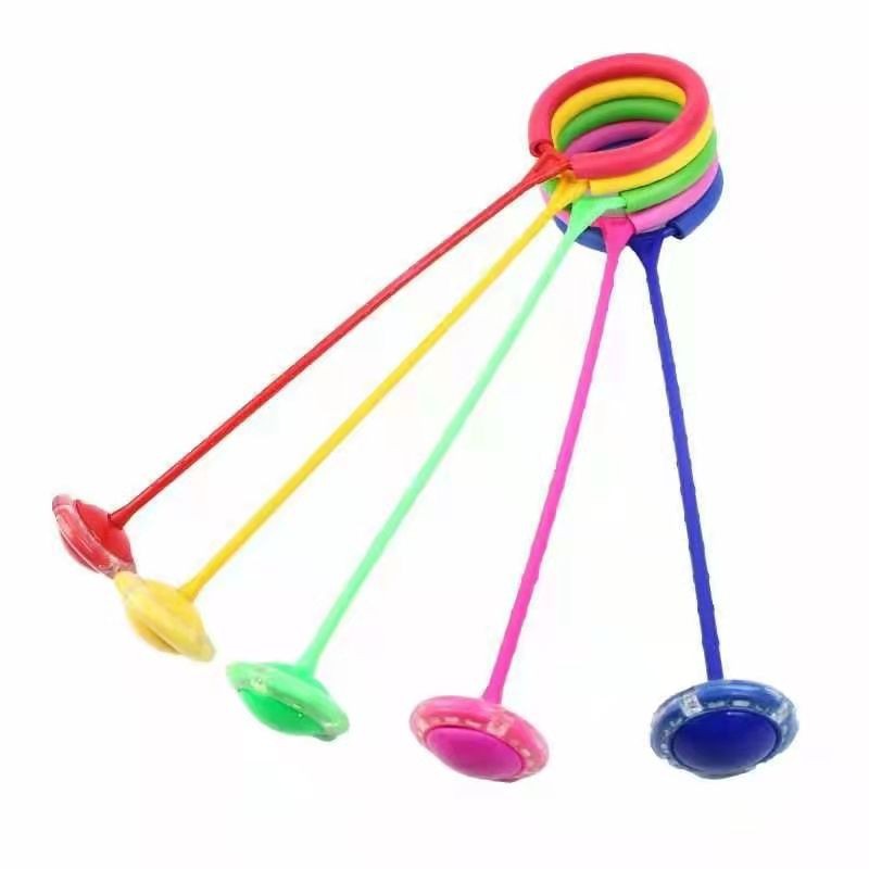 Mainan Hulahup Kaki Full Led / Mainan Anak Jumpball Yoyo Full Led Bisa Nyala /Anak Hula Hoop Lompat / Flashing Jumping Ball