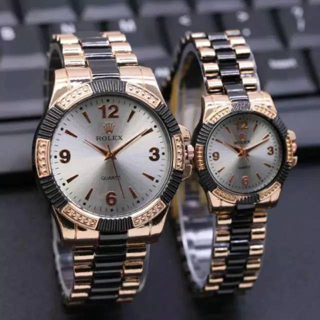 Jam Tangan Couple Rolex Strap Rantai Chorono Variasi(Dikirim Dari Jakarta Pusat)