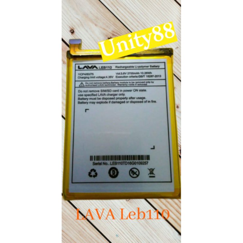 BATTERY / BATRE/ BATERAI HP LAVA LEB110 / LAVA IRIS 870 / LEB 110