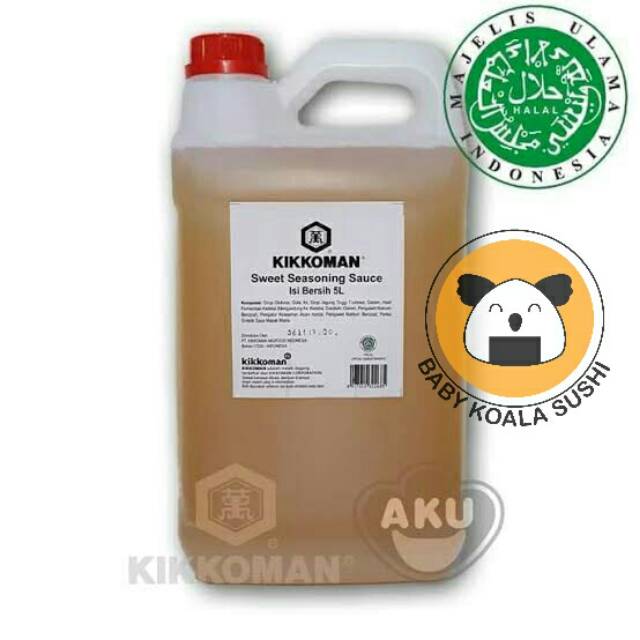 KIKKOMAN Japanese Sweet Seasoning 5 Liter Halal | Pengganti Mirin