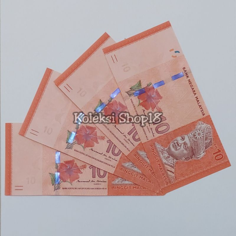 Koleksi Ringgit Malaysia Pecahan 10 Ringgit