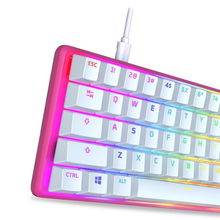 HyperX Alloy Origins 60 Pink Mechanical Gaming Keyboard