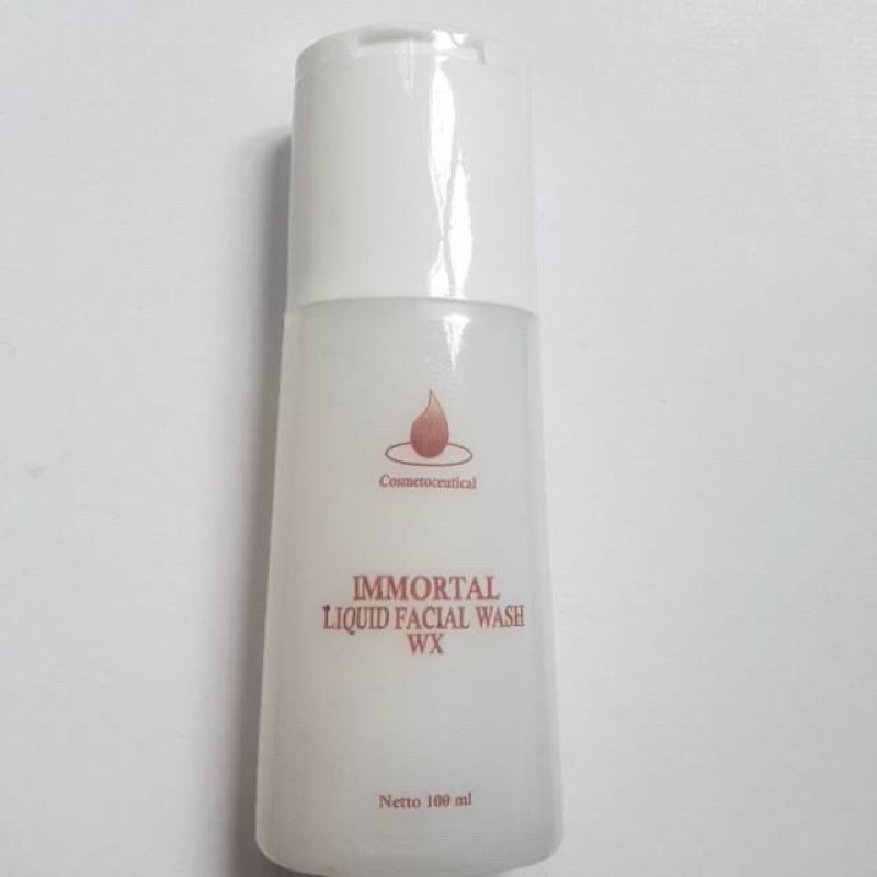 immortal liquid facial wash wx