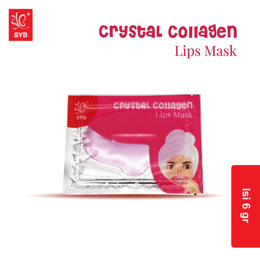 SYB Crystal Collagen Lips Mask &amp; Eyemask | masker bibir BPOM