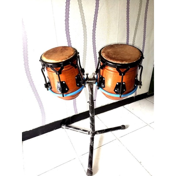 Kendang Kempul V6 Ring Besi Cat + Stand