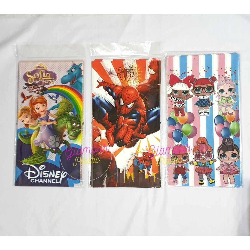 

Plastik Ultah SEDANG Ukuran 22X39 (1 pack isi 10 lembar)/Plastik bingkisan/Plastik souvenir