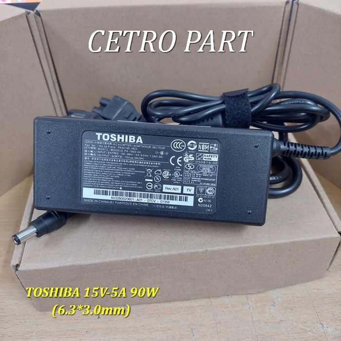 Adaptor Charger Laptop TOSHIBA A100, A105 Series. 15v-5a - NEW BERGARANSI