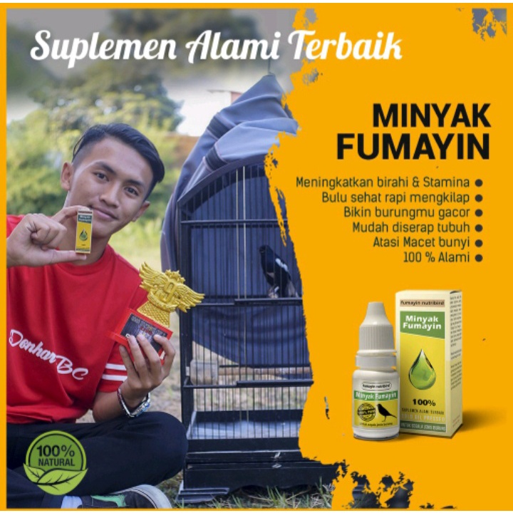 Nutribird Minyak Fumayin Vitamin Penggacor Burung