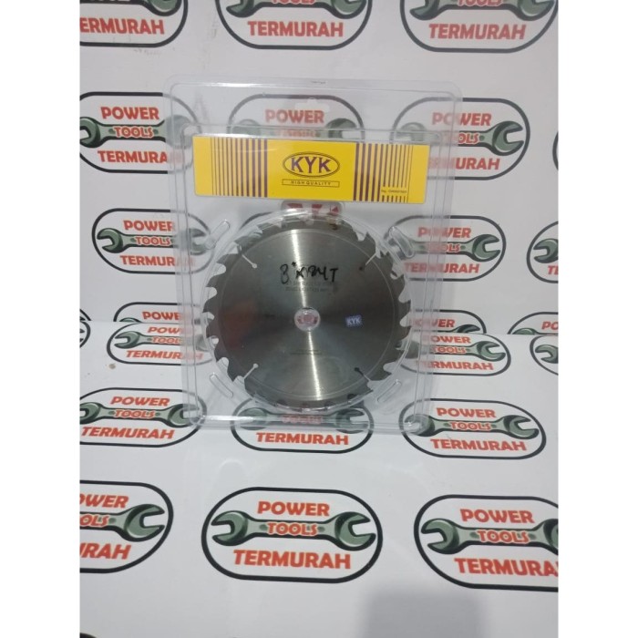 MATA GERGAJI KAYU 8"X24T TIPIS CIRCULAR SAW BLADE MATA CIRCULAR KYK