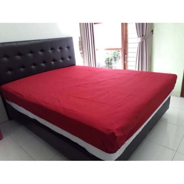 Sprei Waterproof Ready MERAH PINK dan ORANGE