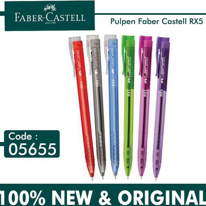 

Best Seller] Pulpen Faber Castell Rx5 0.5Mm - Black