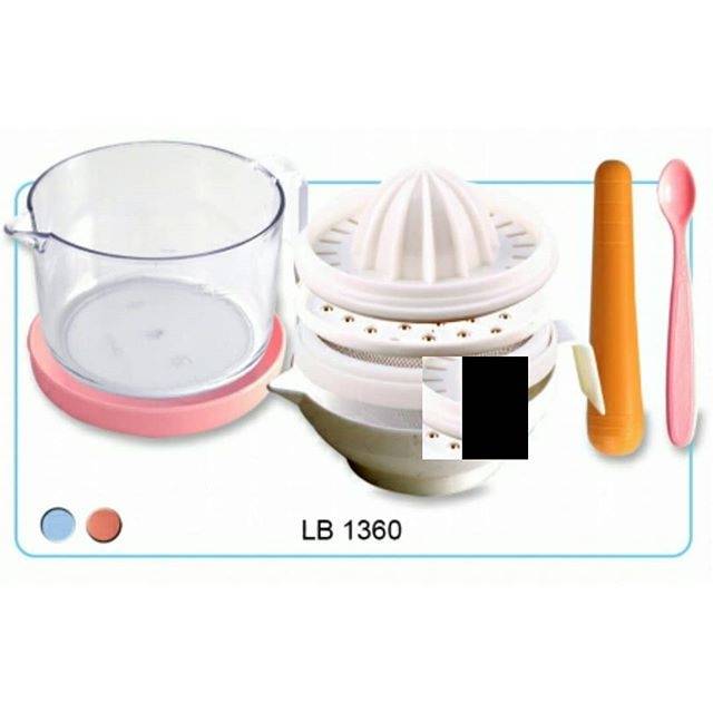 ♥BabyYank♥ LUSTY BUNNY LB-1360 PERASAAN JERUK SET+ULEKAN + GELAS - BABY FOOD PROCESSOR