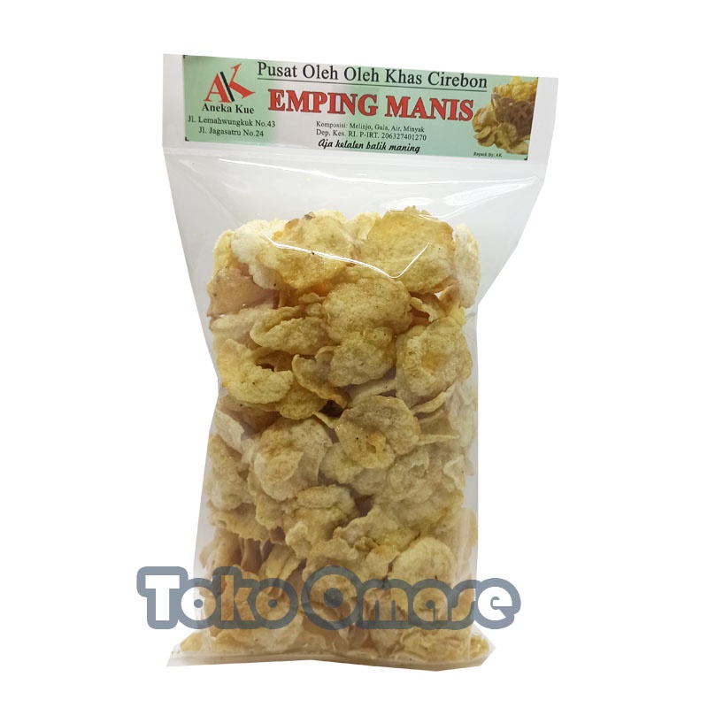 

Emping Melinjo Manis Oleh Oleh Khas Cirebon