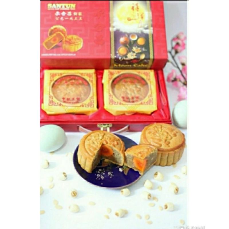 

Mooncake Santun Lianyung Teratai Telor 2- Mooncake Santun Isi 2Pcs