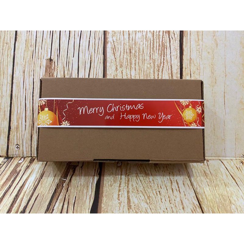 

Tag Hampers / Ucapan / Label Merry Christmas and Happy New Year