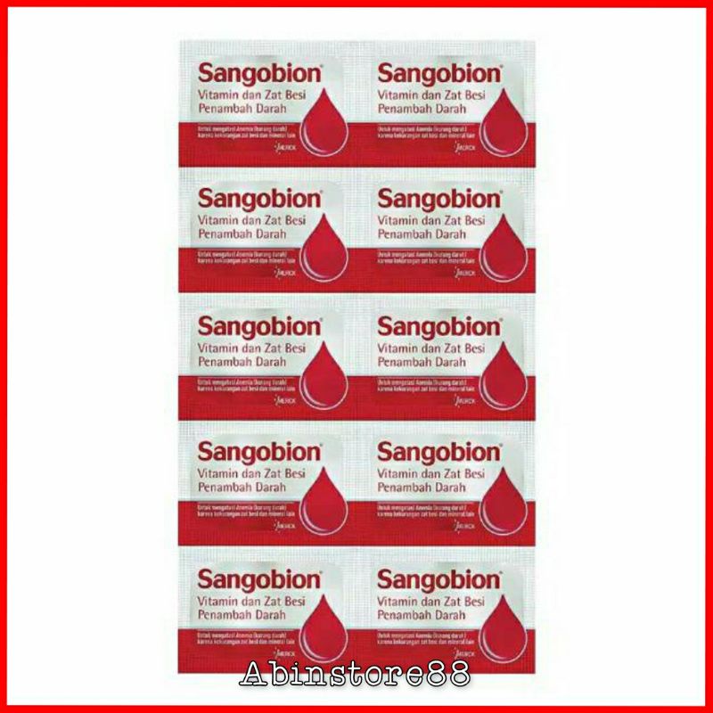 Sangobion 1 Strip isi 10 kapsul