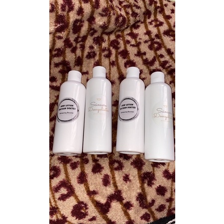 Lotion pemutih dan scrub pemutih hbw racikan dokter ( Paket Hemat 250 ml )  dan Paket Reguler 100 ml