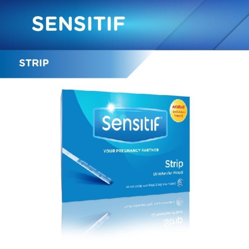 SENSITIF Strip UC Compact Ovutest Strip Alat Tes Kehamilan 1pc