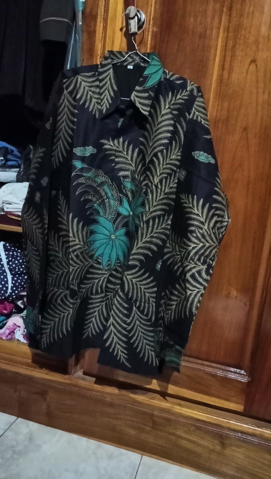 Ndoromesem Biru Batik Pra Lengan Panjang Lapis Furing Batik Solo