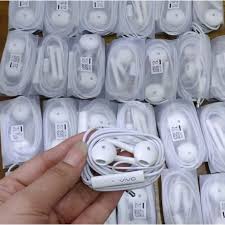 Headset / Handsfree Ori Copotan Earphone Universal Stereo 3.5mm AUX With Mic Suara Bening