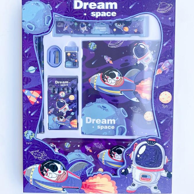

Kotak pensil little pony set notes + crayon 6 collors