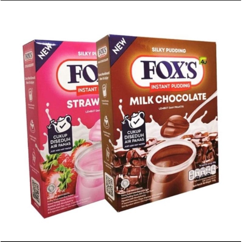 

Fox's instant silky puding 160 ml - foxs instant puding