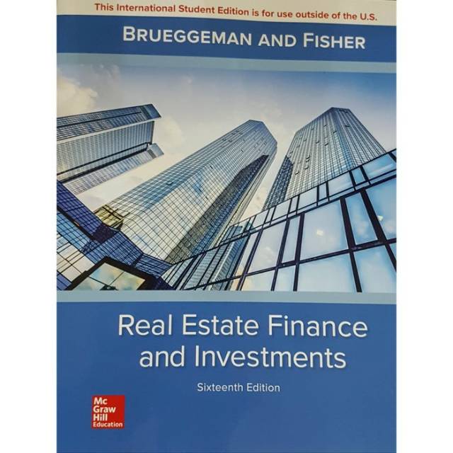 Jual Real Estate Finance And Investments 16e - Brueggeman And Fisher ...