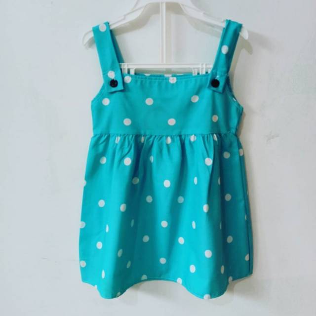 Overall anak katun halus pilihan/dress anak overall