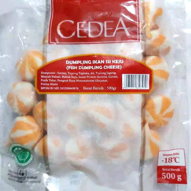 

CEDEA DUMPLING CHEESE KEJU 500GR