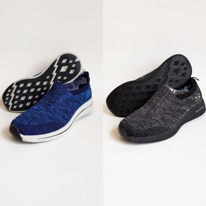 promo sepatu skechers burst haviture men / skechers men / sepatu pria - hitam, 40 terbaru