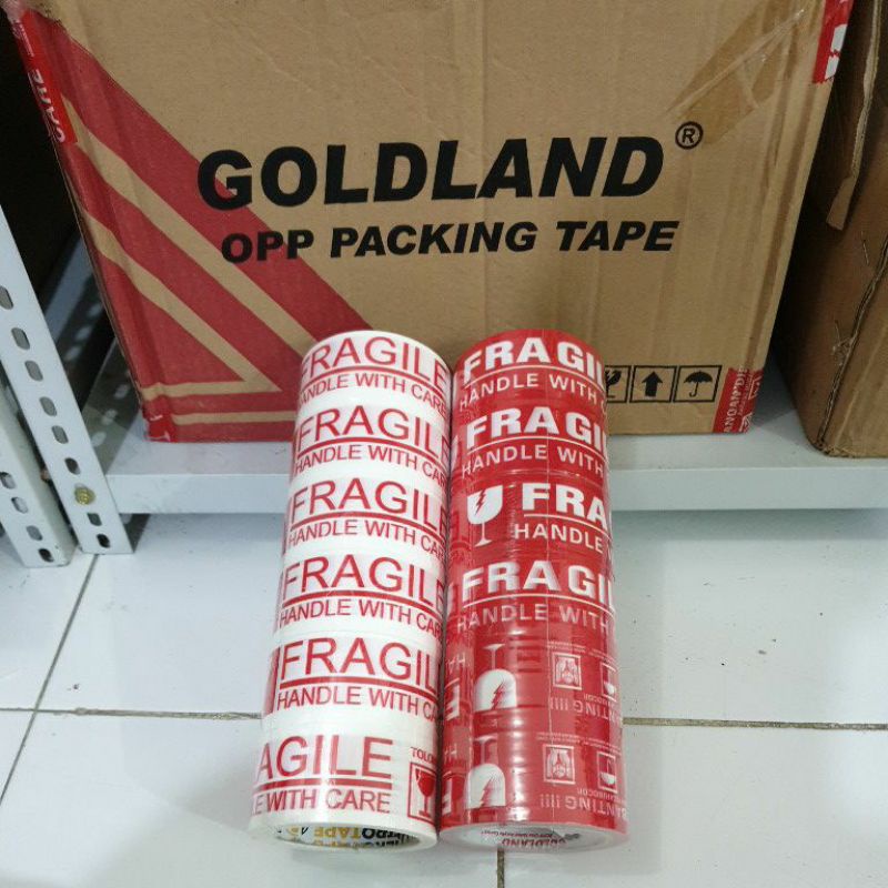 

LAKBAN FREGILE ISI 72 1 DUS 48MM x 72 YARD TEBAL DAN MURAH