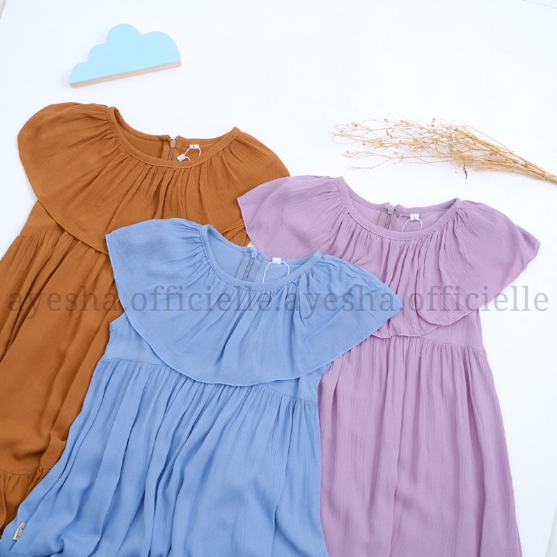 Ayesha - BATARI DRESS | Dress Anak Mewah Katun Rayon Crinkle