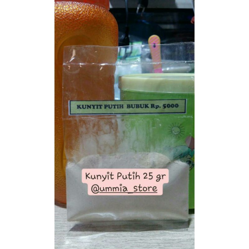

KUNYIT PUTIH BUBUK 25 GR