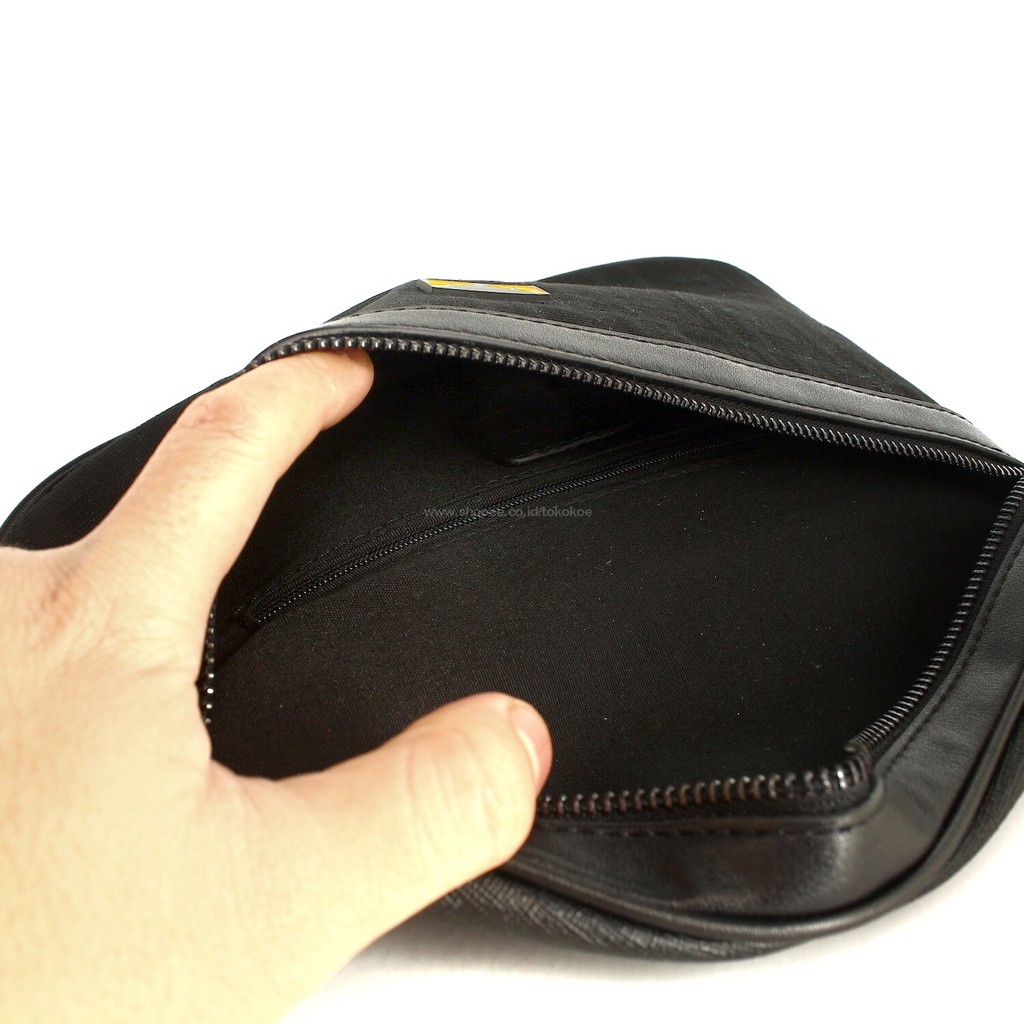 TOKOKOE -  Tas Pinggang Waist Bag Import Tas Pria Premium - FND WB29 Black