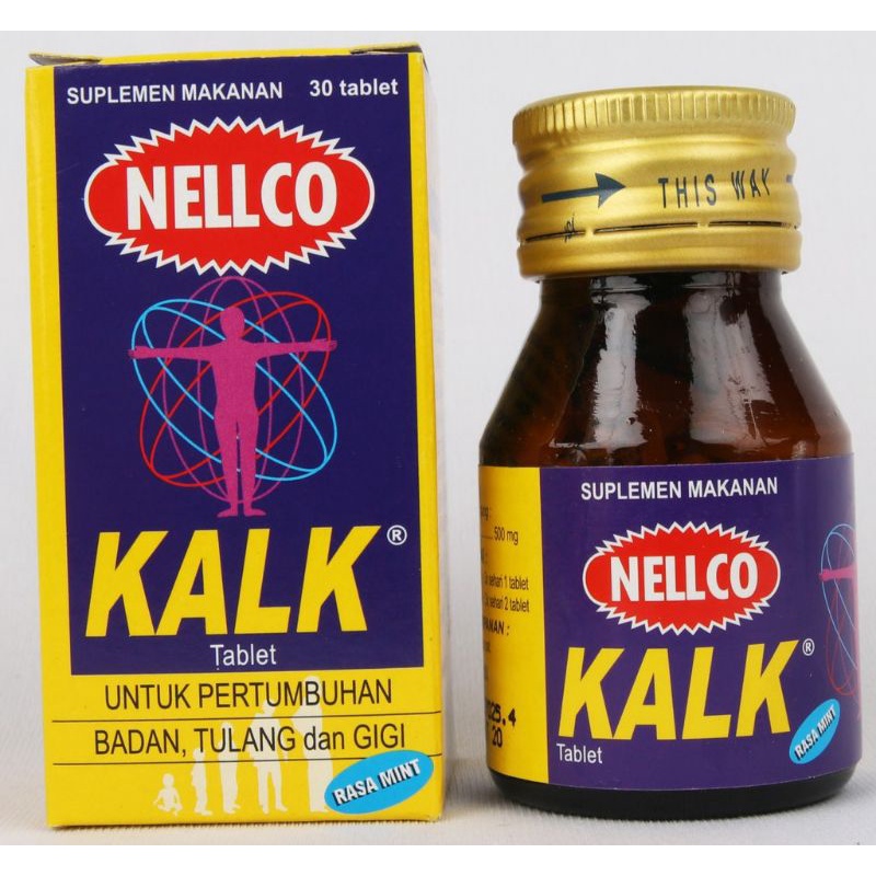 Kalk Tablet Untuk Gigi dan Tulang