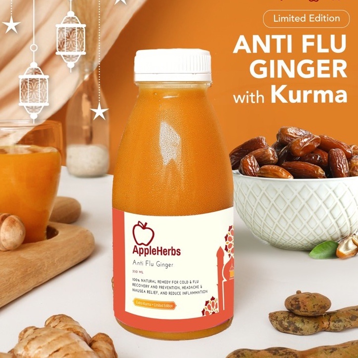 

Anti Flu Ginger with Kurma by AppleHerbs 350ml (Limited Edition)