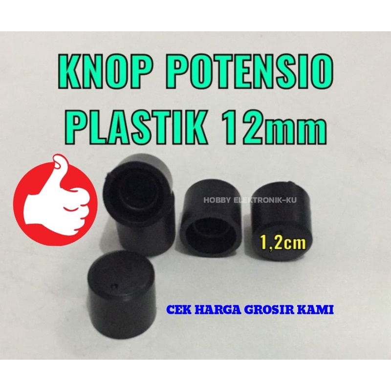 KNOP POTENSIO PLASTIK 12MM