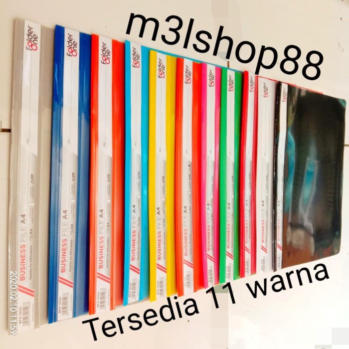 

ORGANIZER-DOCUMENT- MAP BUSINESS FILE A4 MERK.FOLDERONE /MAP PLASTIK - MERAH -DOCUMENT-ORGANIZER.