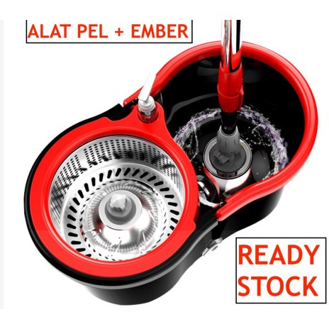 Alat Pel Lantai ember SPIN MOP 360 alat pel ember baskom pel lantai SPIN MOP ALAT PEL
