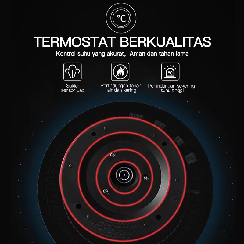 MEREBUS DENGAN CEPAT kettle electrik kapasitas /Teko listrik / 2 Liter / pemanas air untuk kopi teh SC-20A