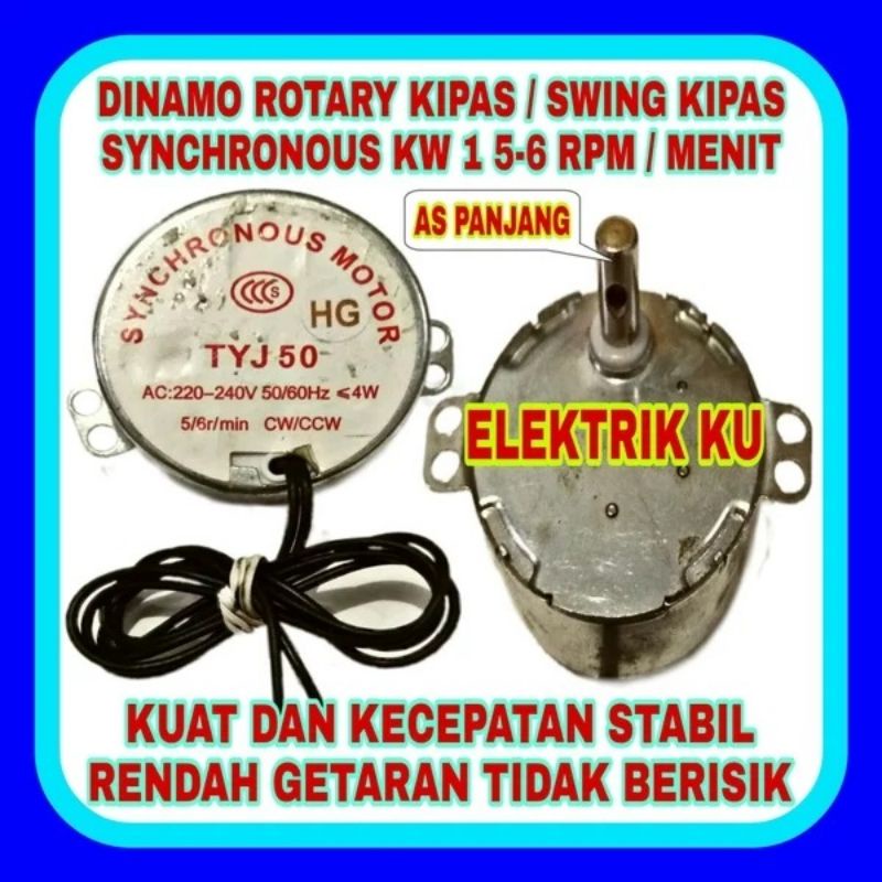 DINAMO ROTARI KIPAS ANGIN DINAMO SYNCHRONOUS AS PANJANG DINAMO SYNCHRONOUS AS PENDEK DINAMO SWING MO