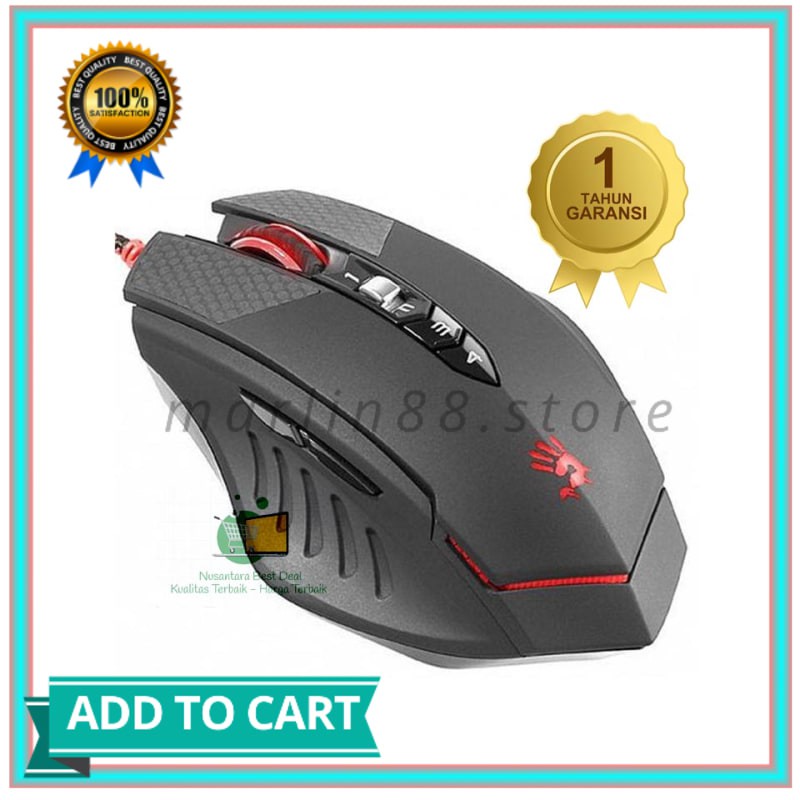 BLOODY GAMING MOUSE T70A TERMINATOR, INFRARED, MACRO, WIRED, ORI BESTSELLER