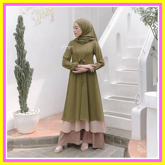 Gamis Wanita Gamis Muslim Gamis Lebaran Baju Gamis Dewasa Gamis Pengajian Elegan t Pakaian Syari Dre