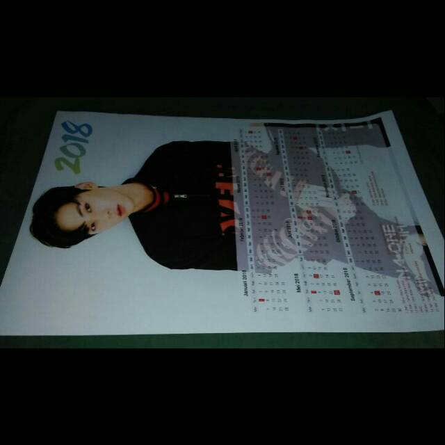 KALENDER 2018 WANNA ONE HWAN MINHYUN