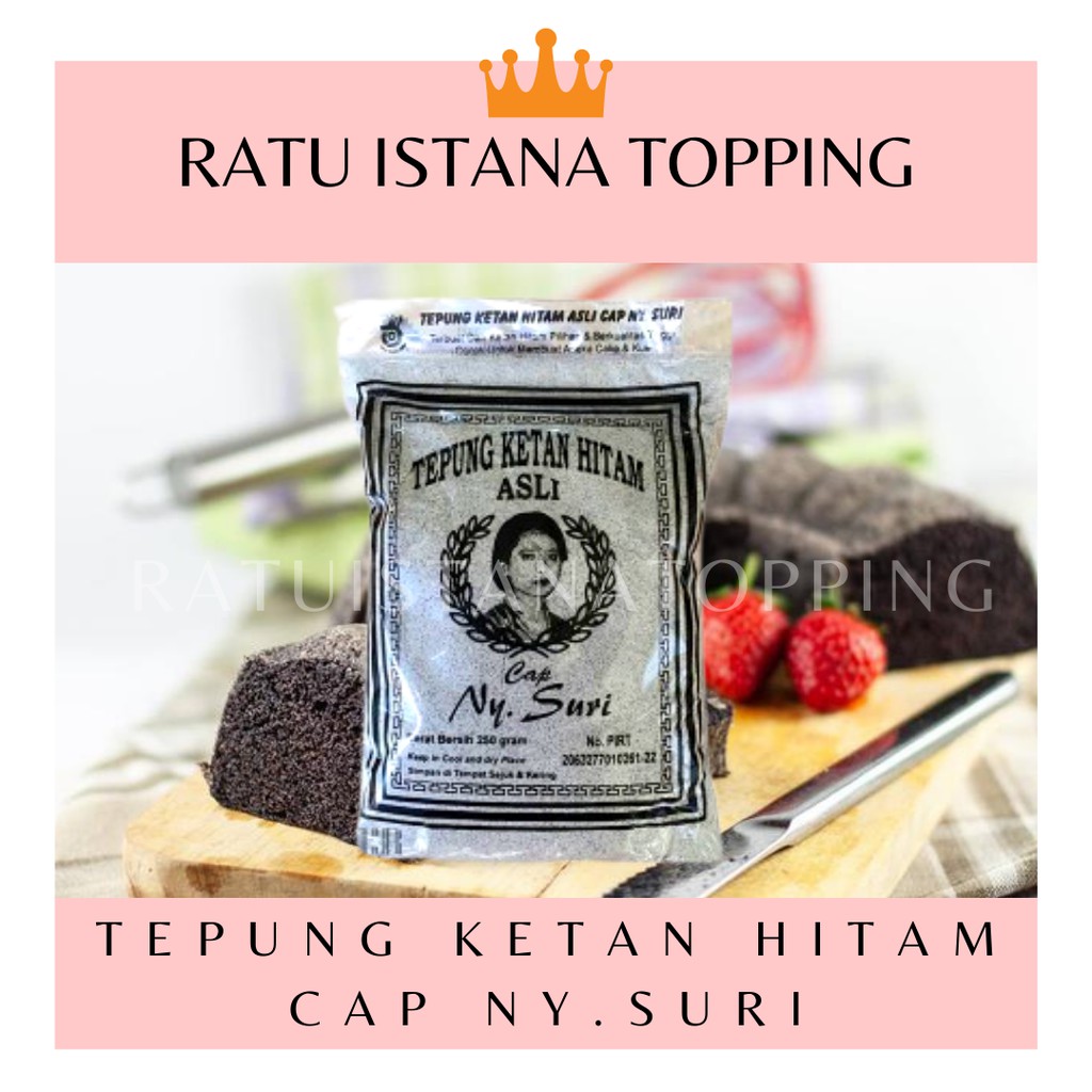 

TEPUNG KETAN HITAM CAP NY SURI 250 GR BOLU KETAN HITAM