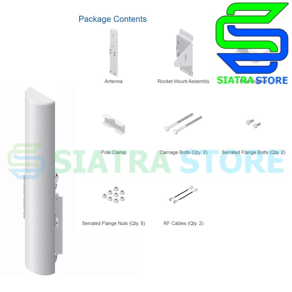 Ubiquiti AM-5G16-120 Antena Airmax Sectoral|AM5G16-120|AM 5G16 120